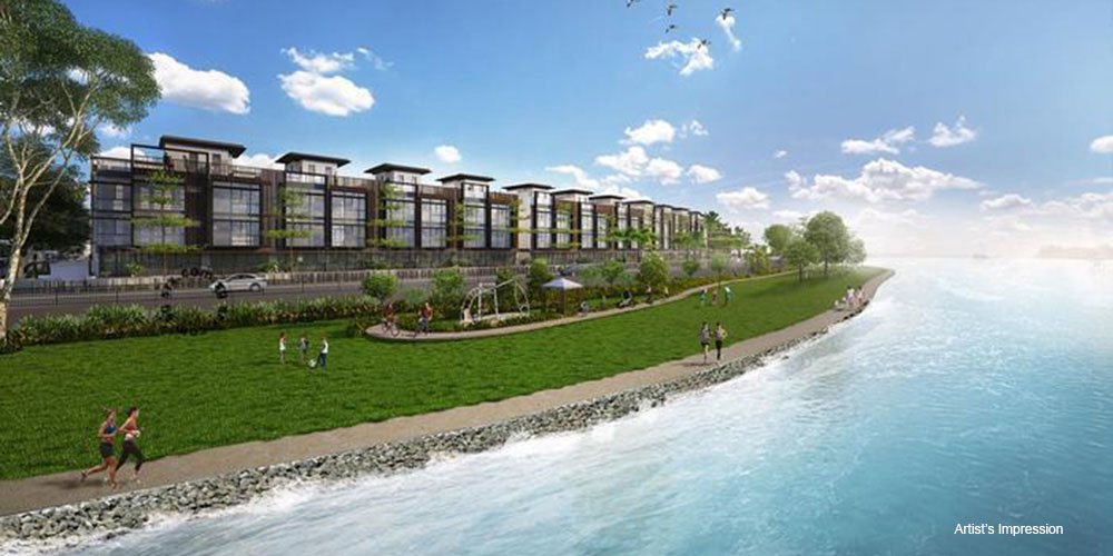 Watercove is a freehold Seafront Strata Landed Homes development by Bukit Sembawang Estates Ltd