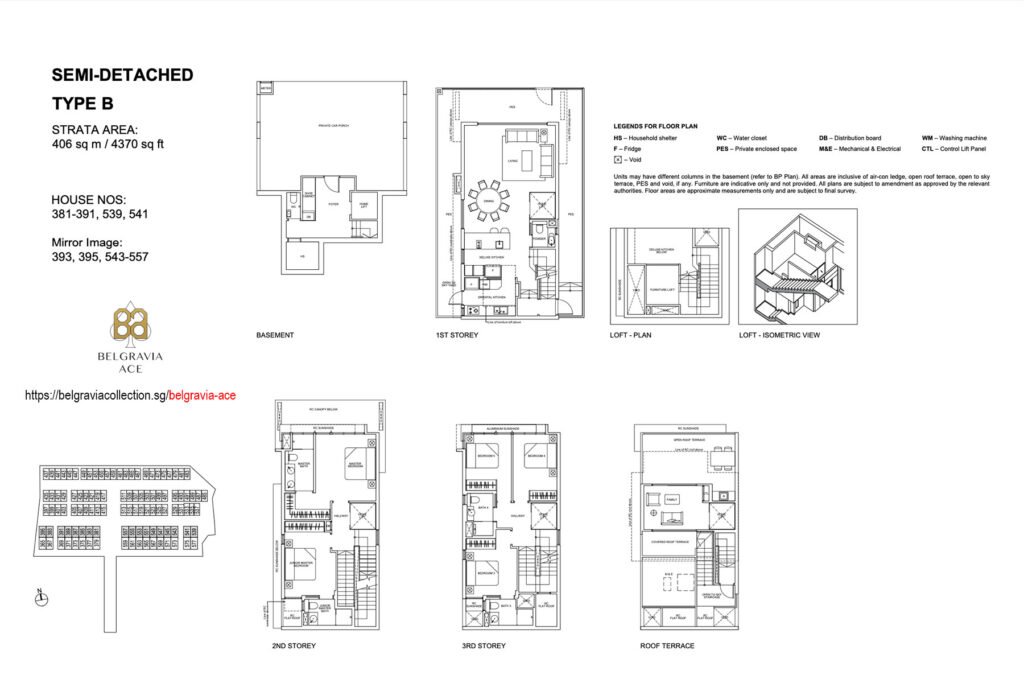 Belgravia Ace Type B Floor Plan Semi D